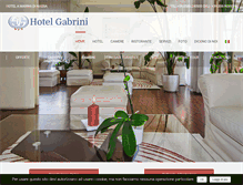 Tablet Screenshot of hotelgabrini.it